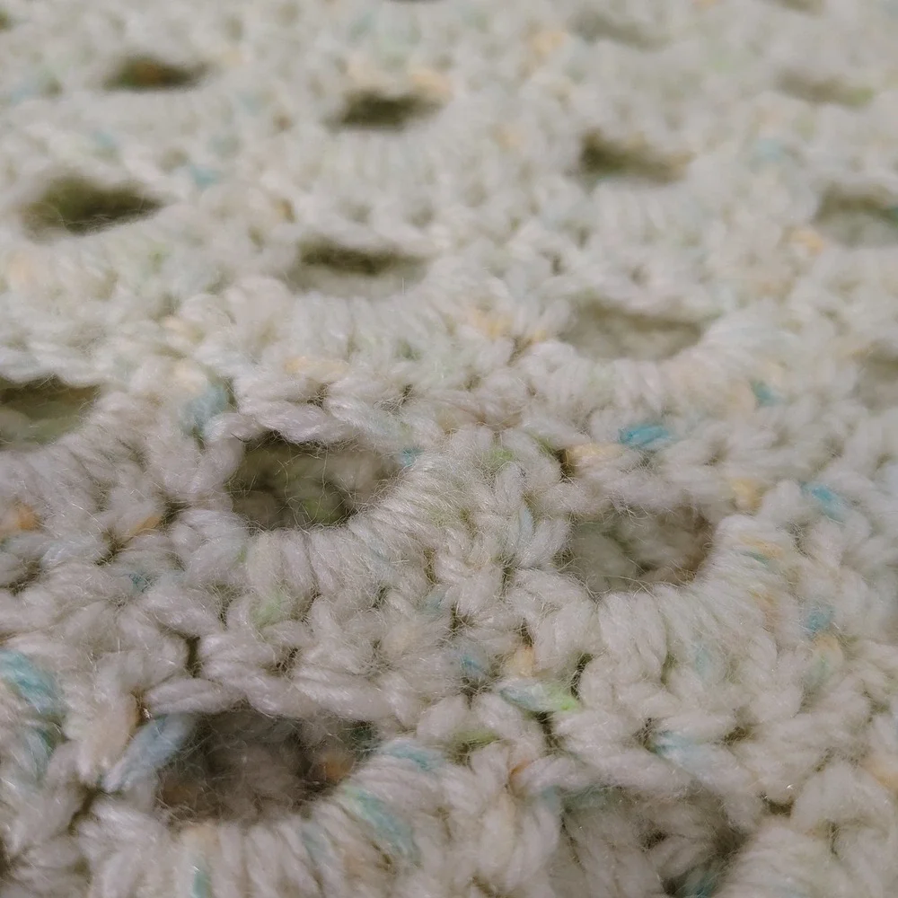 Handmade vtg crocheted
